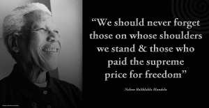 Never forget the price paid for your freedom